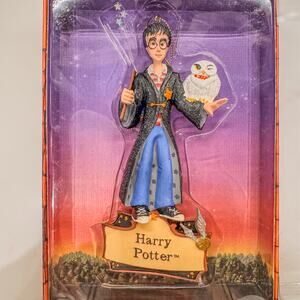 2000 Vintage Kurt Adler, Harry Potter and Hedwig Christmas Ornament, 5.5”H